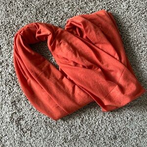 Orange infinity scarf